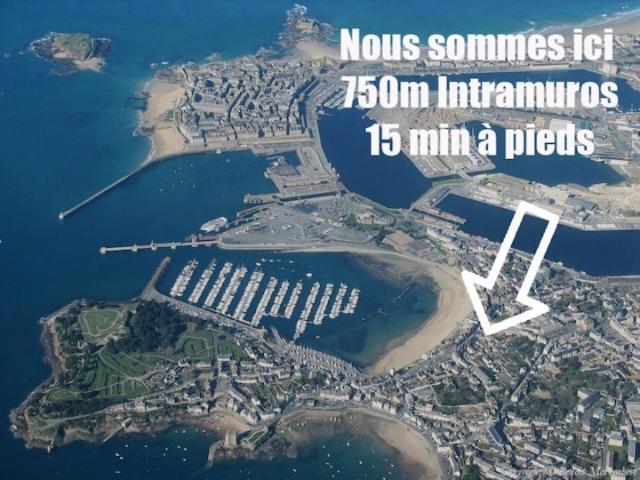 Studio Le Cosy Beach - Plage 50M - Rue Gratuite Saint-Malo Eksteriør billede